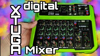 XTUGA BV6 DIGITAL AUDIO MIXER UNBOXING [upl. by Rehsa]