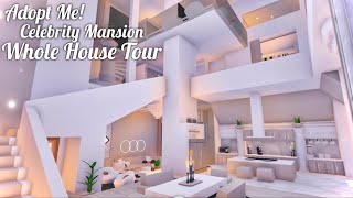 Adopt Me  Aesthetic Dream Home  Celebrity Mansion  Entire Home Tour amp Info [upl. by Galan927]