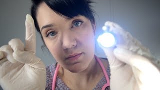 ASMR Nerve Testing After Black Out  Soft Speaking Gloves Light [upl. by Astor]