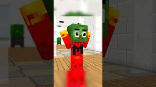 Can they save girl child😥 shorts minecraft minecraftanimation [upl. by Mad]