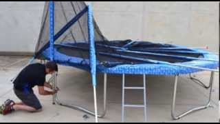 Round Spring Trampoline Assembly Video Premier Trampolines Instructions [upl. by Nerot]