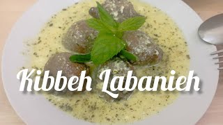 OUR ARABIC FOOD MENU FOR TODAY IS KIBBEH LABANIEH OR KIBBEH BILL LABAN [upl. by Ame280]