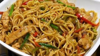 Authentic Chicken Chow mein Recipe  Chicken Noodles Recipe  Chicken Recipe  Easy Chicken ChowMein [upl. by Sinegold584]