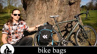 a touring bike is born bicycle pannier bags [upl. by Essiralc]