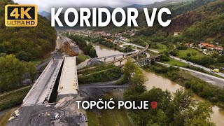 【4K】Autoput VC Dionica Topčić Polje  jedna od najkompleksnijih na koridoru Vc [upl. by Ahsielat]