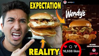 Fast Food ADS vs REAL Life Fast Food EXPERIMENT [upl. by Ahseela]