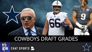 Cowboys Draft Grades All 7 Rounds From The 2019 NFL Draft Feat Trysten Hill amp Connor McGovern [upl. by Phox]