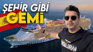 Şehir Gibi GEMİ Yapmışlar İspanya VLOG WonderOfTheSeas [upl. by Rebekkah634]