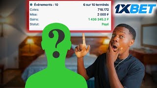 Un abonné à gagné 1 millions sur 1xbet avec 2000fcfa et il nous partage sa stratégie Astuce 1xbet [upl. by Ahsened855]