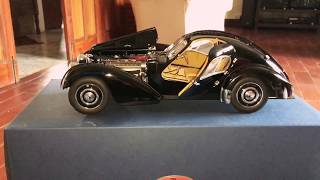 Bugatti 57SC Atlantic 1938 118 diecast by autoart  my car no 5 [upl. by Birk98]