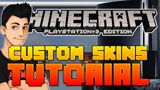 Minecraft Ps3 How to Get Custom Skins NO JAILBREAK NEEDED [upl. by Nyladnohr343]