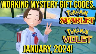 Working Mystery Gift Codes  January 2024  Pokemon Scarlet and Violet  Free Items and Pokemon [upl. by Mccoy]