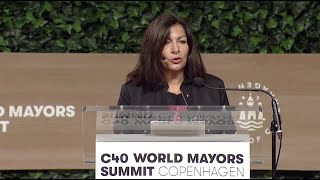 Anne Hidalgo Mayor of Paris and Chair of C40 Cities final speech as C40 Chair [upl. by Quillan838]