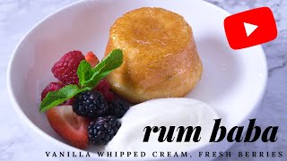 Rum Baba Recipe  Incredibly Delicious Cake [upl. by Nahs]