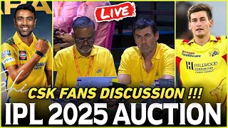 Noor Ahmad amp Ashwin In CSK  IPL 2025 MEGA AUCTION LIVE [upl. by Goodwin]