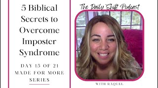 Overcome Imposter Syndrome  5 Ancient Secrets  Christian Meditation Life Coach Near Me [upl. by Asilehc418]