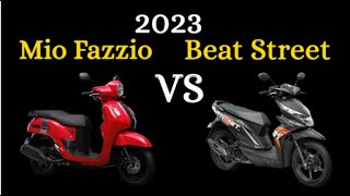 MIO FAZZIO VERSUS BEAT STREET PRICE amp SPECS 2023 [upl. by Dionisio354]