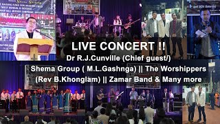 CONCERT  Shema Group Dr R J Cunville kum Chief Guest • Worshippers amp many more [upl. by Nylsaj]