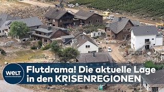 UNWETTERKATASTROPHE in DEUTSCHLAND So ist die aktuelle Lage in NRW RheinlandPfalz und Bayern [upl. by Ynnaj]