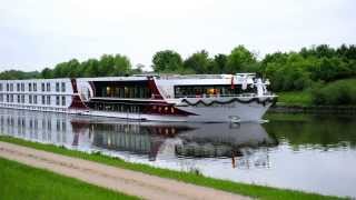 Kreuzfahrtschiff auf dem MainDonauKanal [upl. by Leahcimnoj241]