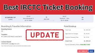 Best IRCTC Ticket Booking 2024 csc cscvle [upl. by Drabeck]