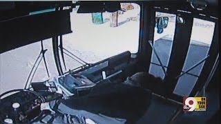 WATCH Metro bus goes out of control [upl. by Sucul]