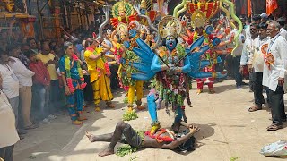 Kalika Dance at Bonalu 2023  Kali Mata Dance at Hyderabad Bonalu 2023  Secunderabad Bonalu 2023 [upl. by Atse]