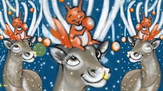 How To Draw A Reindeer 🦌 Merry Christmas Drawing 🦌 craftersagar [upl. by Guido479]