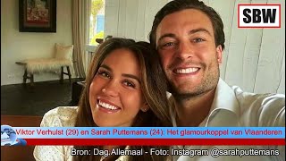 Viktor Verhulst 29 en Sarah Puttemans 24 Het glamourkoppel van Vlaanderen [upl. by Ietta]