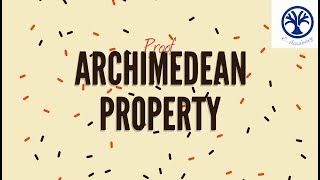 archimedean property of real numbers [upl. by Beverlee]