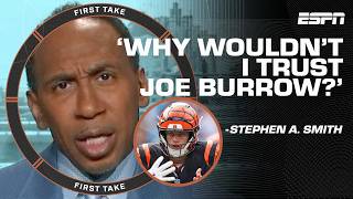 Why WOULDNT I trust Joe Burrow to turn the Bengals season around  Stephen A Smith  First Take [upl. by Enyak]