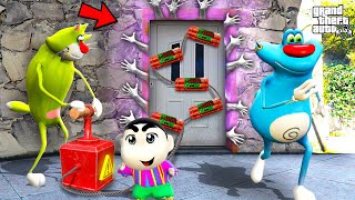 Unlock the Hidden Door in GTA 5 ft Oggy and Jack [upl. by Milton]