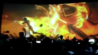 RRR Motion Poster Theatre Reaction  Ram Charan  JrNTR [upl. by Hammerskjold]