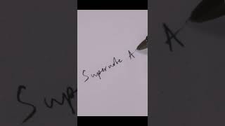 Supernote A5X Writing  Slow Motion and Close Up [upl. by Nnahaid36]