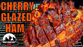 Cherry Glazed Smoked Ham  Z Grills [upl. by Ainigriv758]