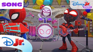 Marvels Spidey and his Amazing Friends quotHappy Spidey Birthdayquot Song 🎶🎂  disneyjr [upl. by Sheffield533]