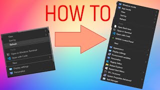 How to add custom context menu items for Windows 1011 Regedit  Winaero Tweaker [upl. by Cummine75]