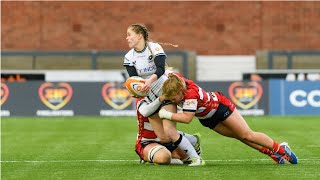 Highlights  GloucesterHartpury 2415 Saracens Women PWR Rd9 [upl. by Leinoto]