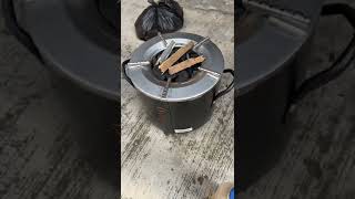 How to light up a charcoal stove ifyskitchen shorts [upl. by Chalmers]