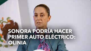 Sonora podría hacer primer auto eléctrico Olinia [upl. by Ahsital]