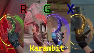 RGX Karambit Showcase ingame VALORANT [upl. by Benn]