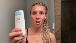 MISSHA WATERPROOF SUN MILK SPF 50 PA  SUNSCREEN REVIEW [upl. by Andri]