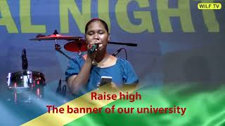 Melody Fefera  Live Performance SINU Anthem amp Solomon Islands National Anthem [upl. by Nanah]