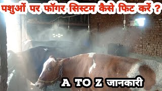 पशुओं पर Fogger System फिट करने की A to Z जानकारी  Fogger System for Diary Farm  Fogging Machine [upl. by Rramaj549]