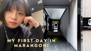 My First Day In Istituto Marangoni How to enrol to a fashion school [upl. by Coy]