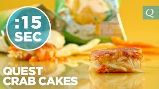 Crab Cakes Recipe  15SecondRecipe [upl. by Deehsar]