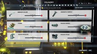 Farming Done  Fate Pearls Spent Koumei amp Weapons Crafted  WARFRAME [upl. by Yllatan]