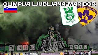 HooltrasTours  Olimpija Ljubljana  NK Maribor 10112024 Green Dragons Support [upl. by Gasperoni]