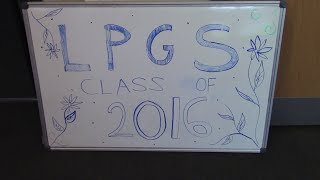 LPGS Leavers Video 2016 [upl. by Nwahsd]