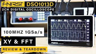 FNIRSI DSO1013D Tablet Oscilloscope ⭐ Low budget ⭐ 2 Channels 100Mhz w 1GSas sampling rare [upl. by Tolley55]